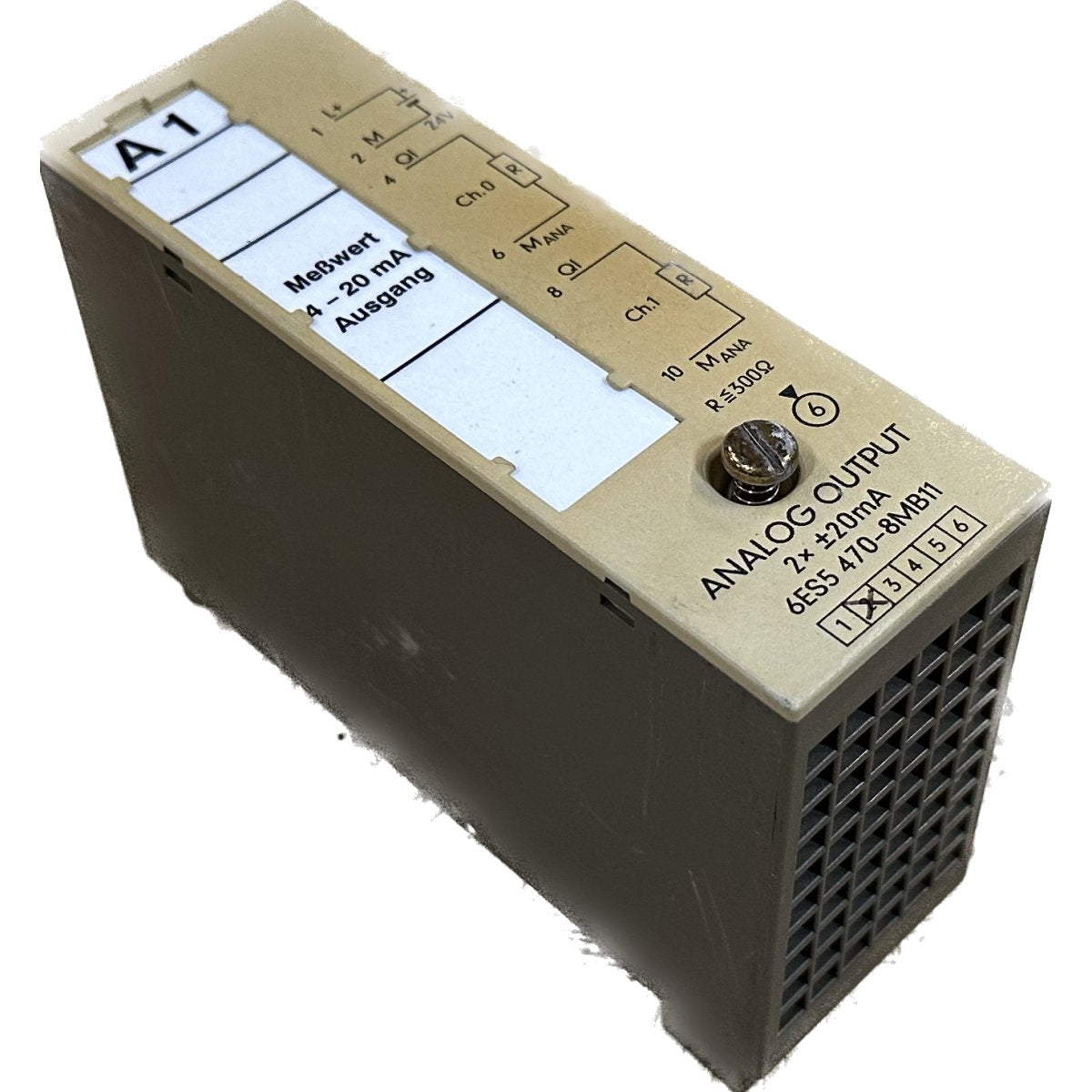 MJ545. Analog Output Siemens 6ES5 470-8MB11