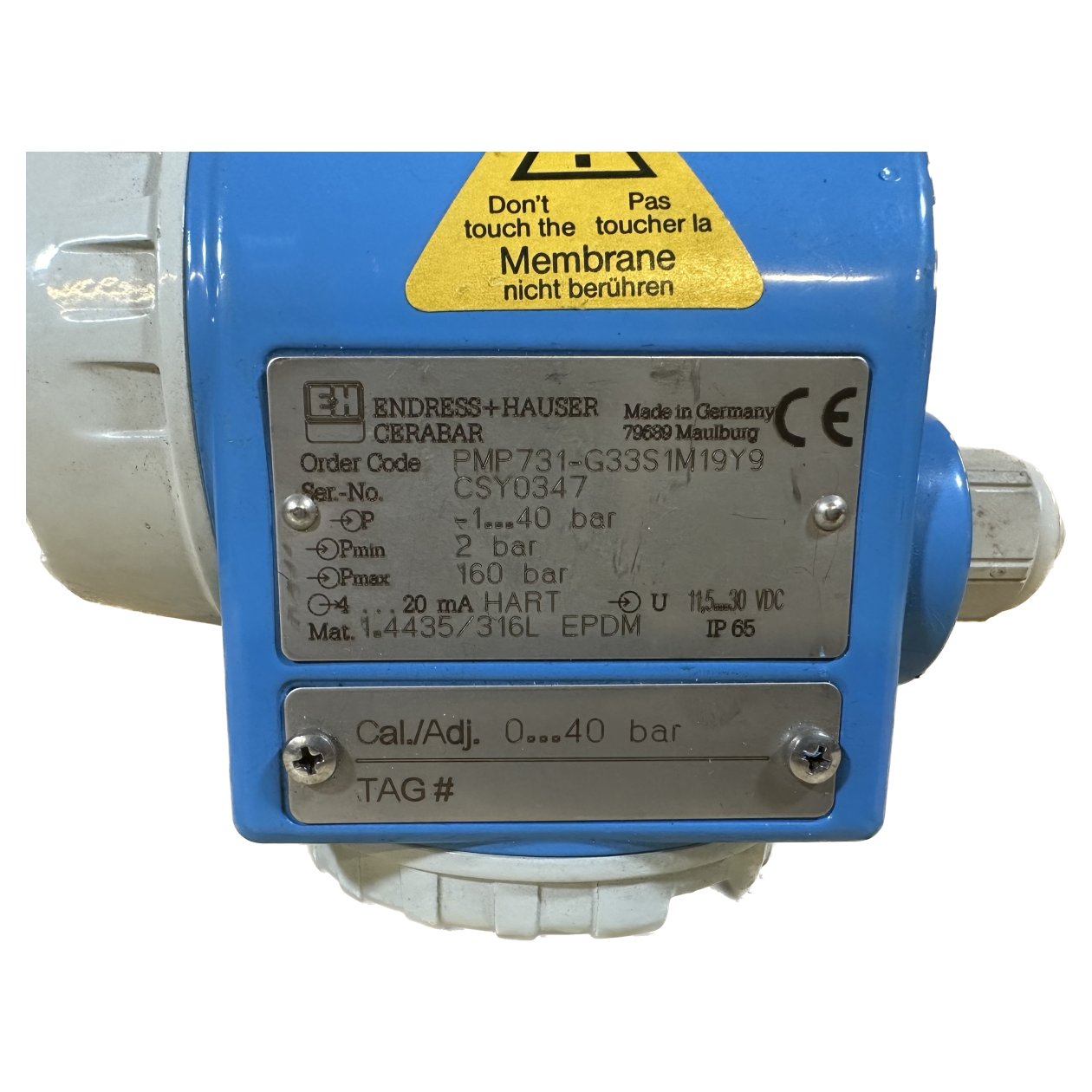 Endress Hauser PMP731-G33S1M19Y9-4