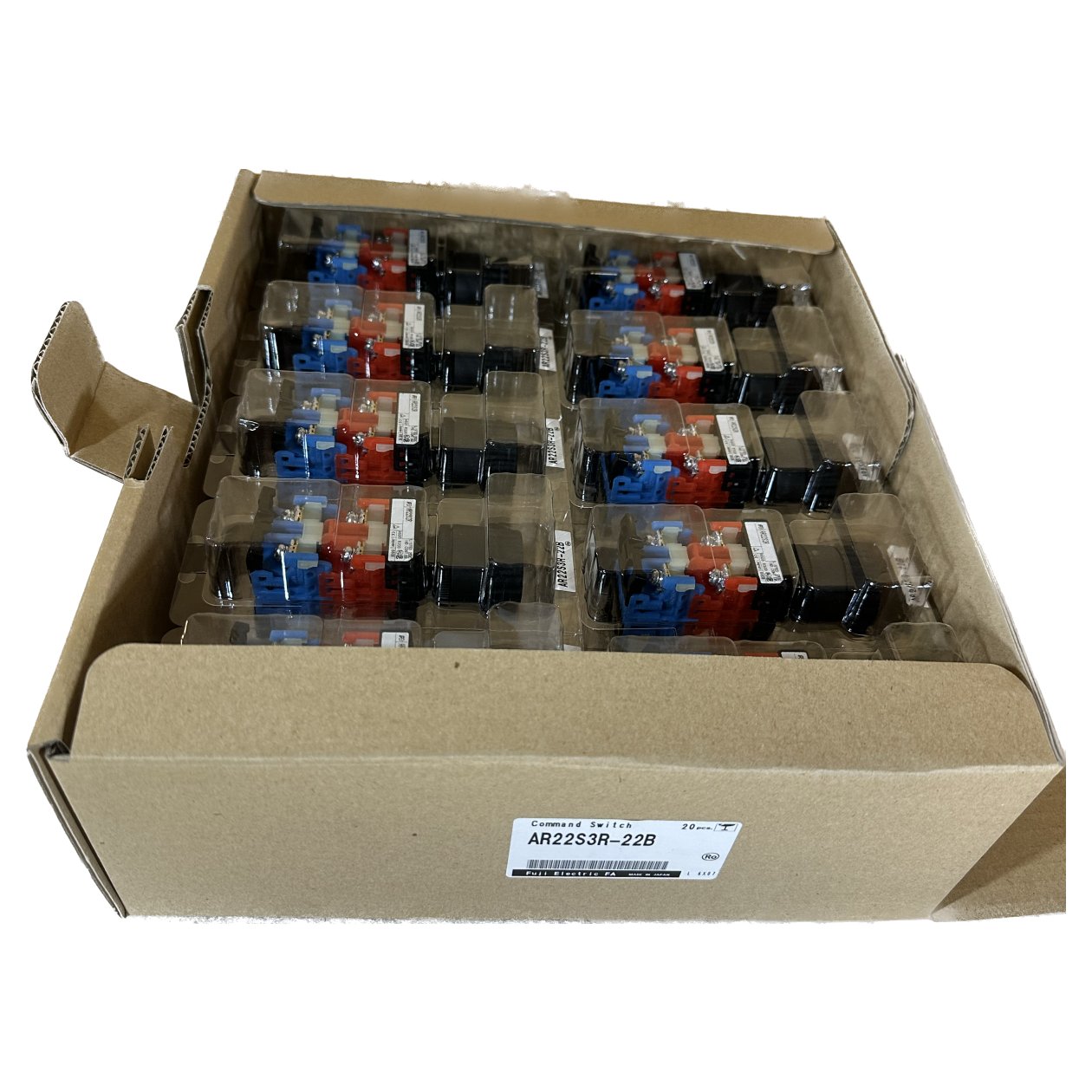 MJ767 20 Stück Drehschalter Fuji AR22S3R-22B_2