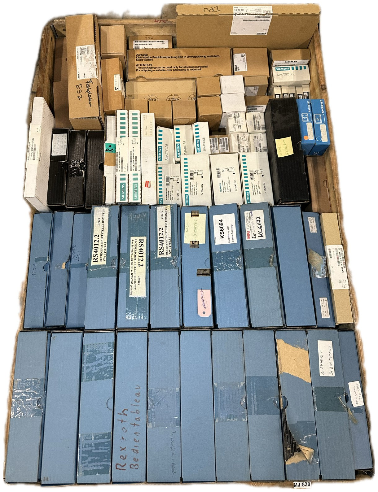 MJ838 spare parts carrier Set of Refu insert cards