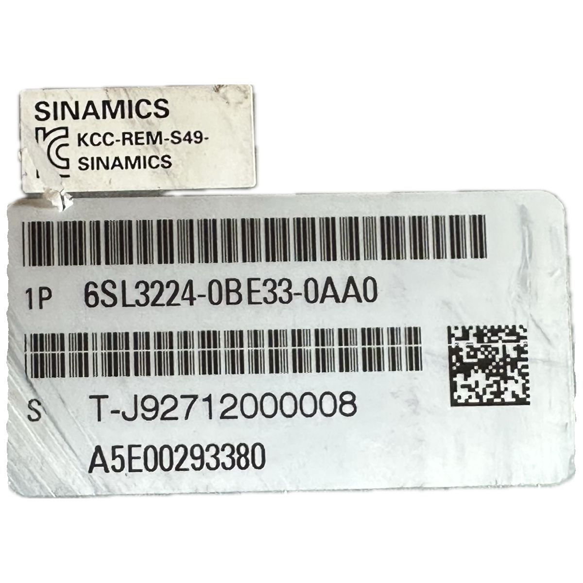 NJ012 Power Module Siemens 6SL3224-0BE33-0AA0_4