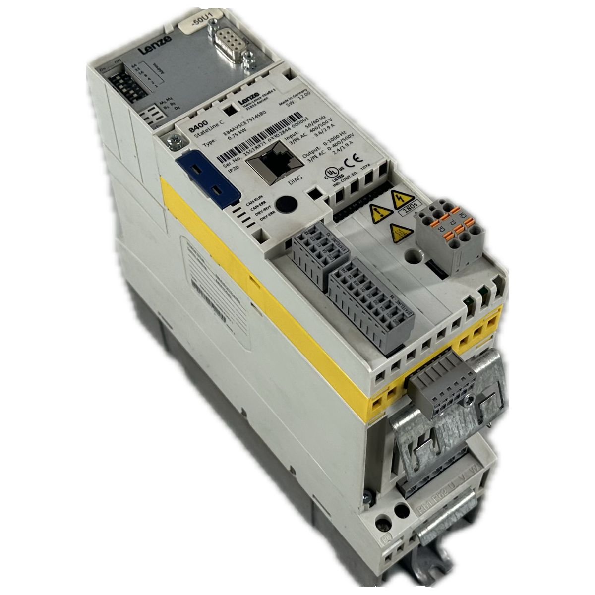 NJ025 Frequenzumrichter Lenze E84AVSCE7514SB0 0,75kW