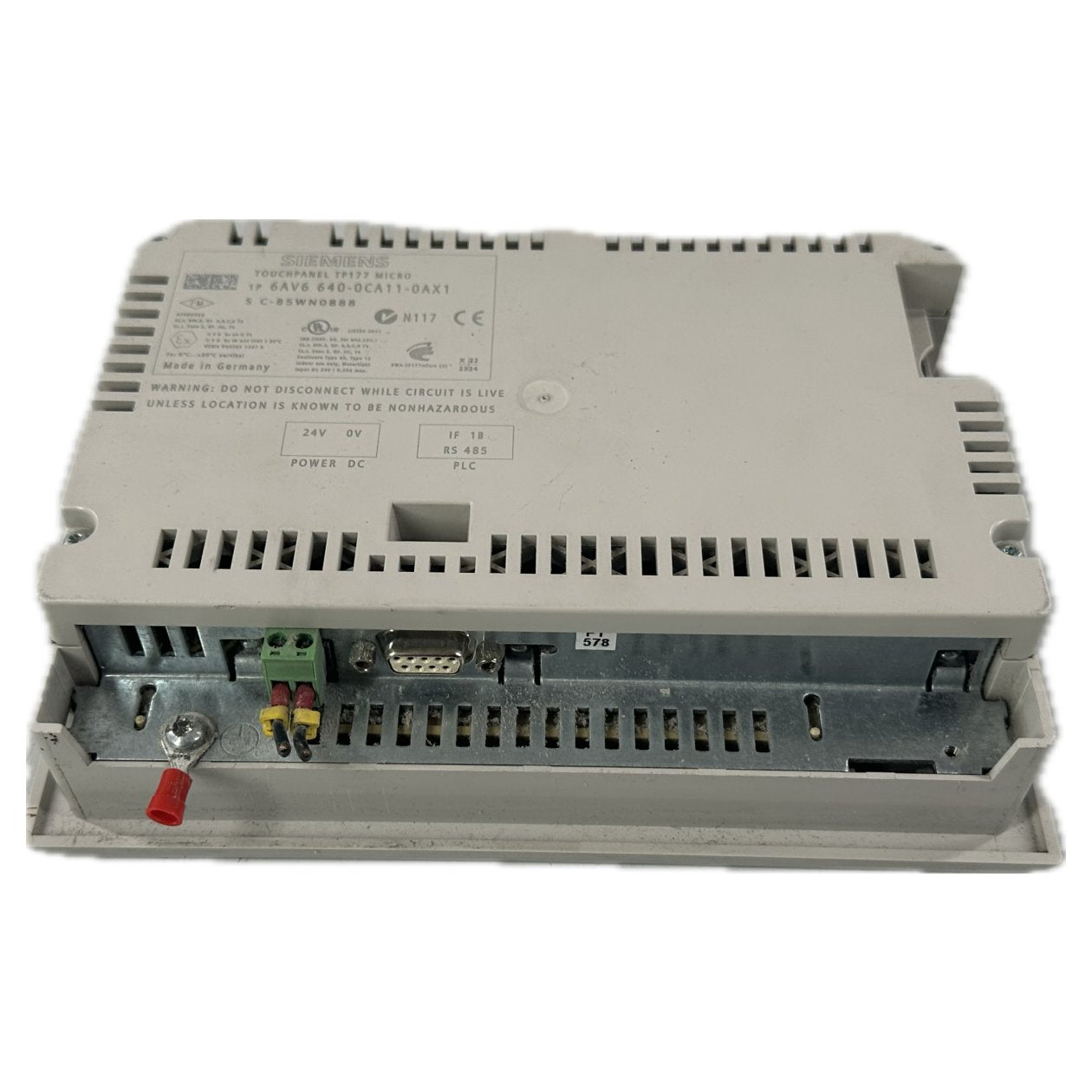 NJ063 Bedienpanel TP277 Siemens 6AV6640-0CA11-0AX1 E21_3