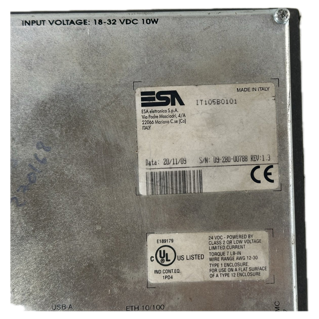 NJ066 Bedienpanel ESA IT105B0101 Rev1.3_4