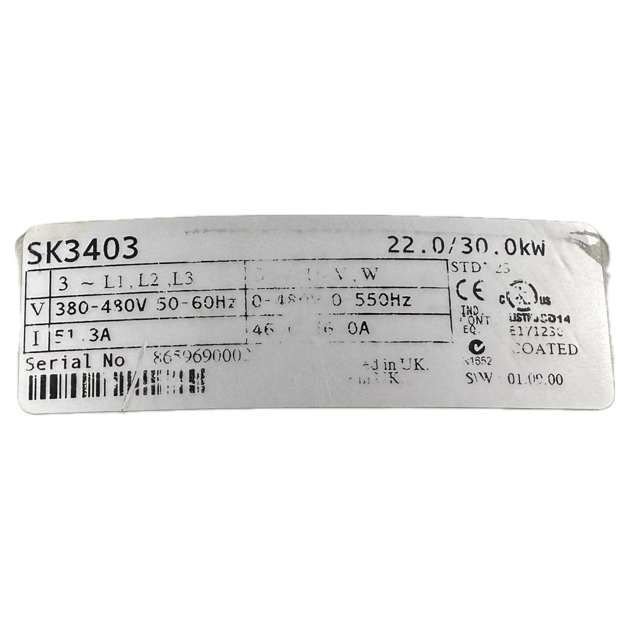 NJ077 Frequenzumrichter Emerson SK3403 30kW_4