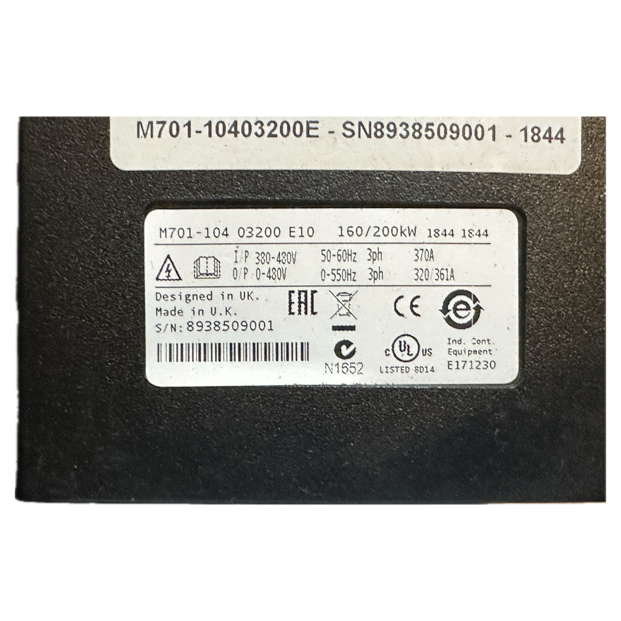 NJ081 Frequenzumrichter Nidec Emerson M701-104 03200 E10 200kW_4