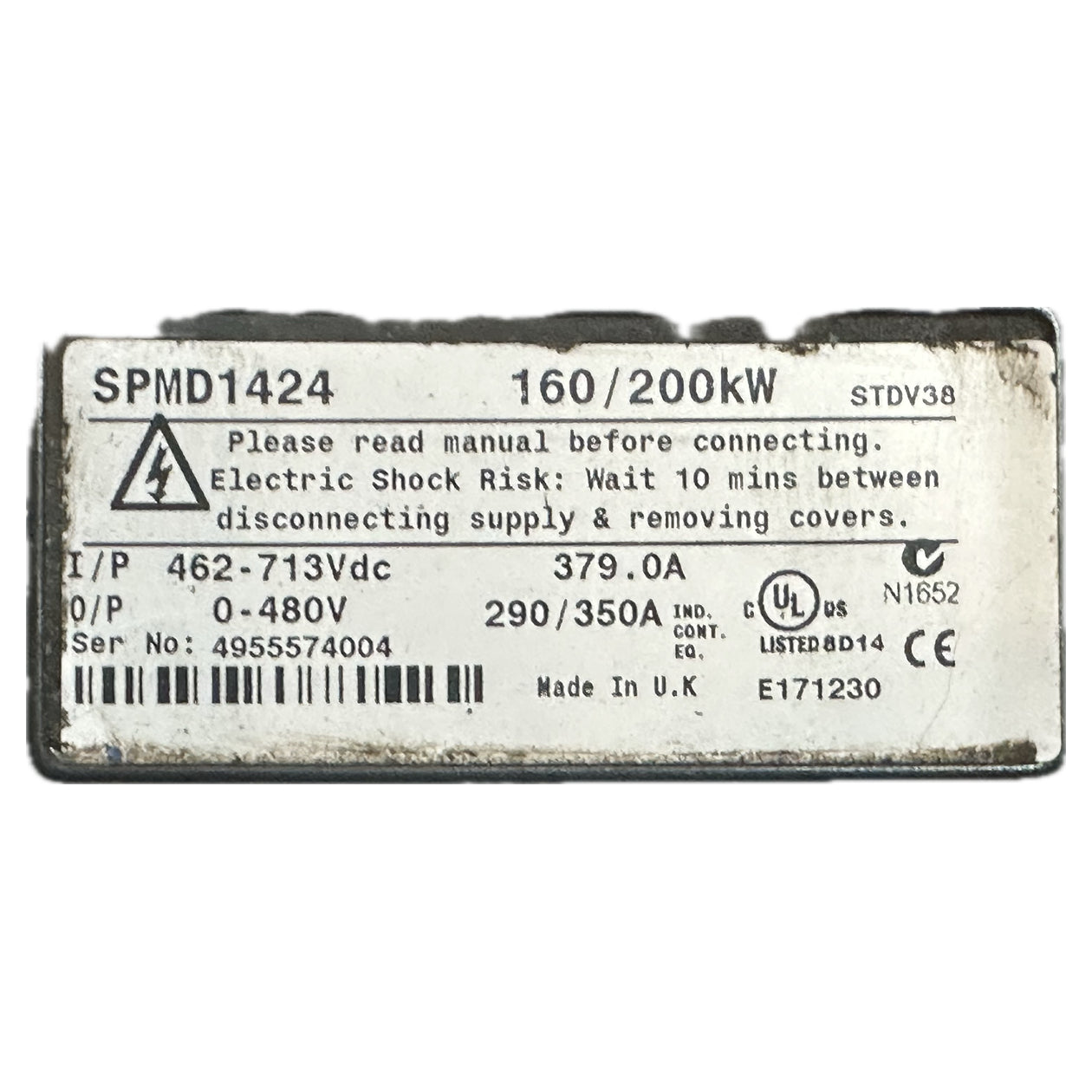 NJ086 Frequenzumrichter Nidec Emerson SPMD1424 200kW_4