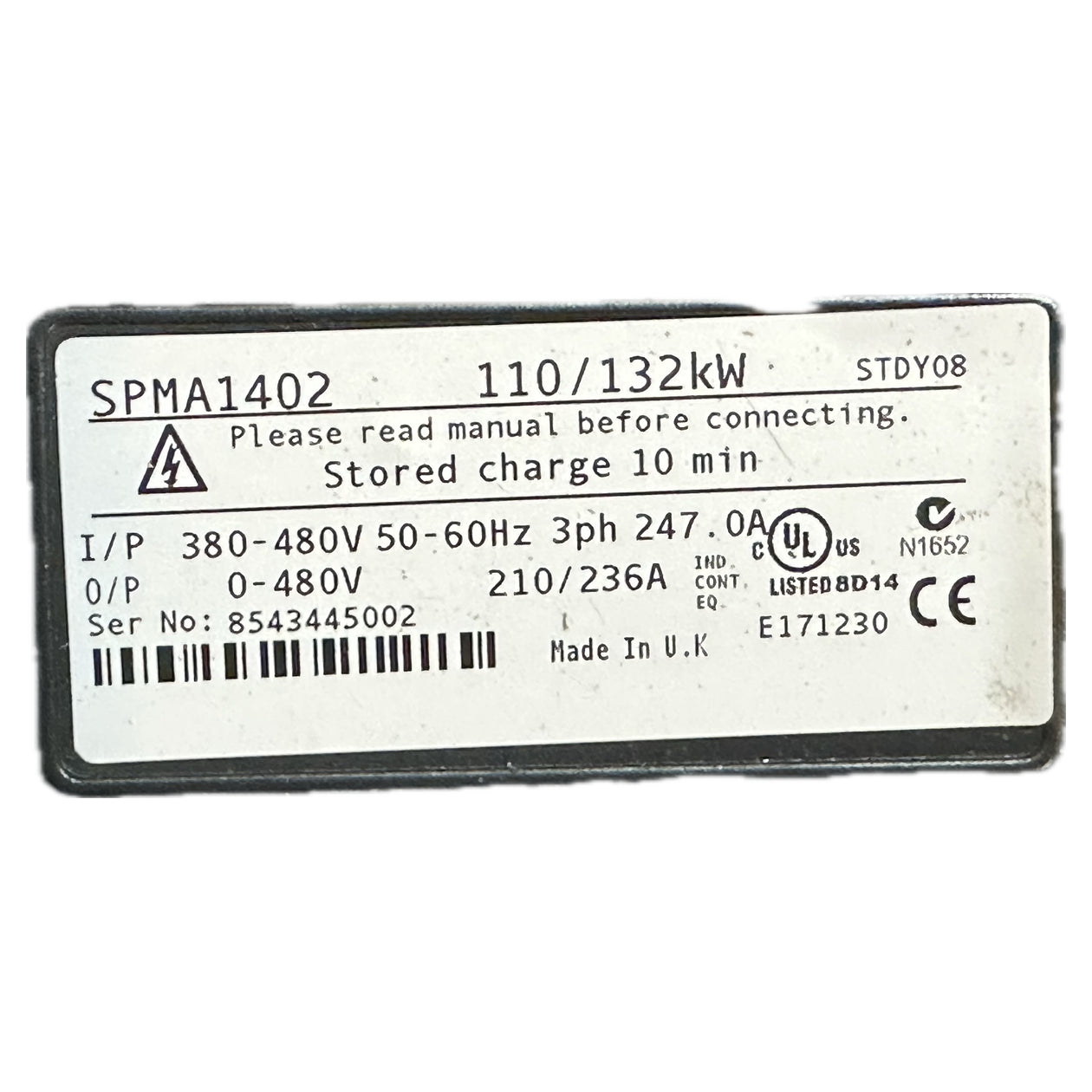 NJ088 Frequenzumrichter Nidec Emerson SPMA1402 132kW_4