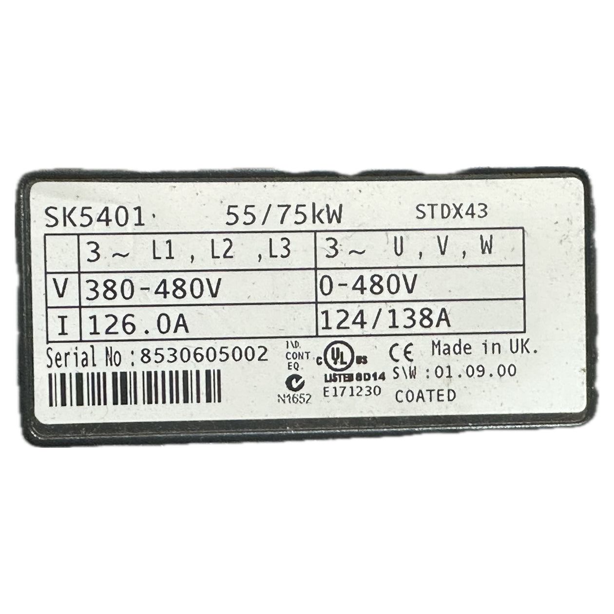 NJ092 Frequenzumrichter Nidec Control Techniques Emerson SK5401 75kW_4