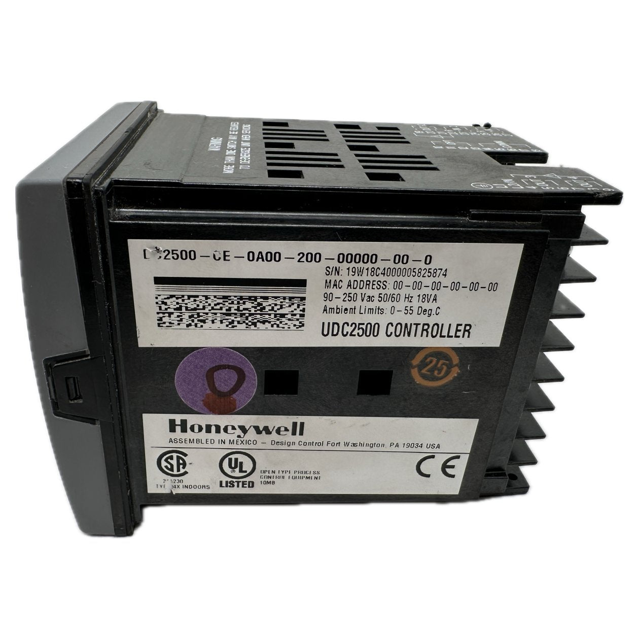 NJ100 UDC2500 Controller Honeywell DC2500-CE-0A00-200-00000-00-0_3