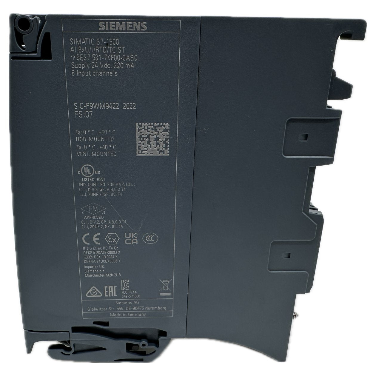 NJ117 Simatic S7-1500 Siemens 6ES7 531-7KF00-0AB0 6ES7531-7KF00-0AB0 E07_3