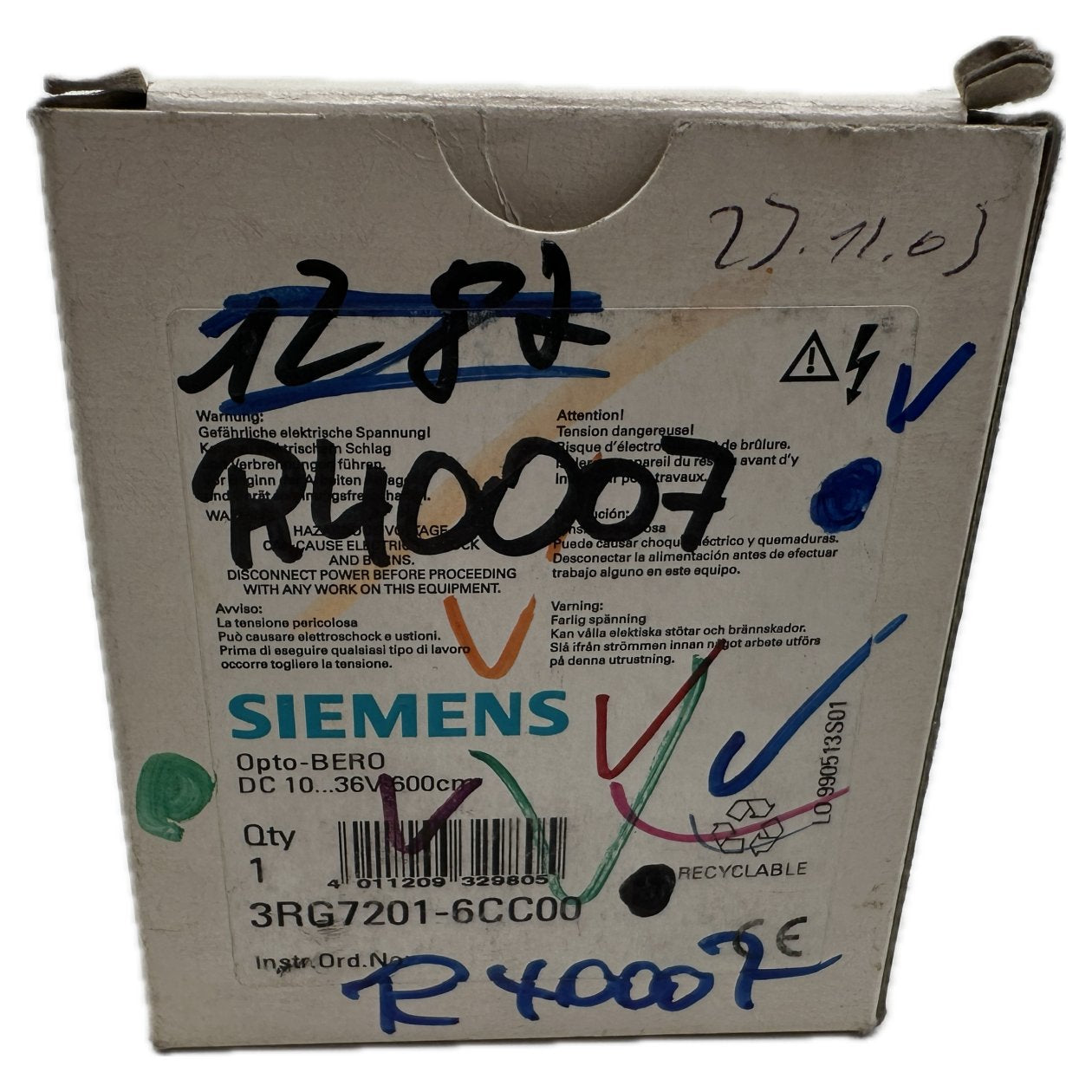NJ163 Reflexionslichtschranke Siemens 3RG7201-6CC00_3
