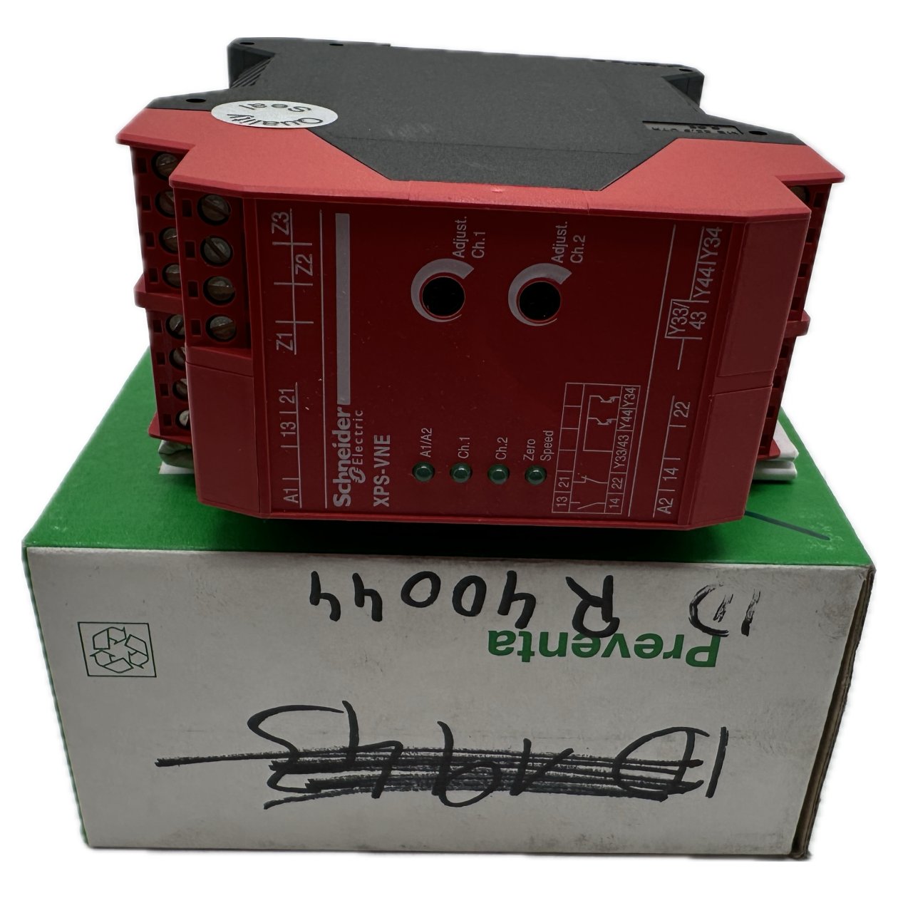 NJ172 Sicherheitsrelais Schneider XPSVNE3442P 115V AC Verpackungsschaden