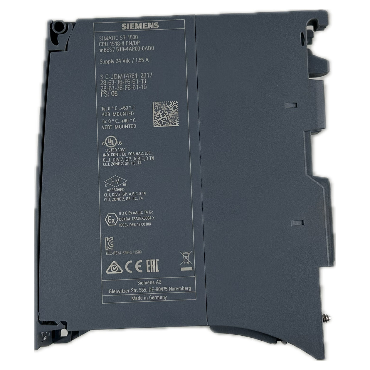 NJ216 CPU Simatic S7-1500 Siemens 6ES7518-4AP00-0AB0 E5_4