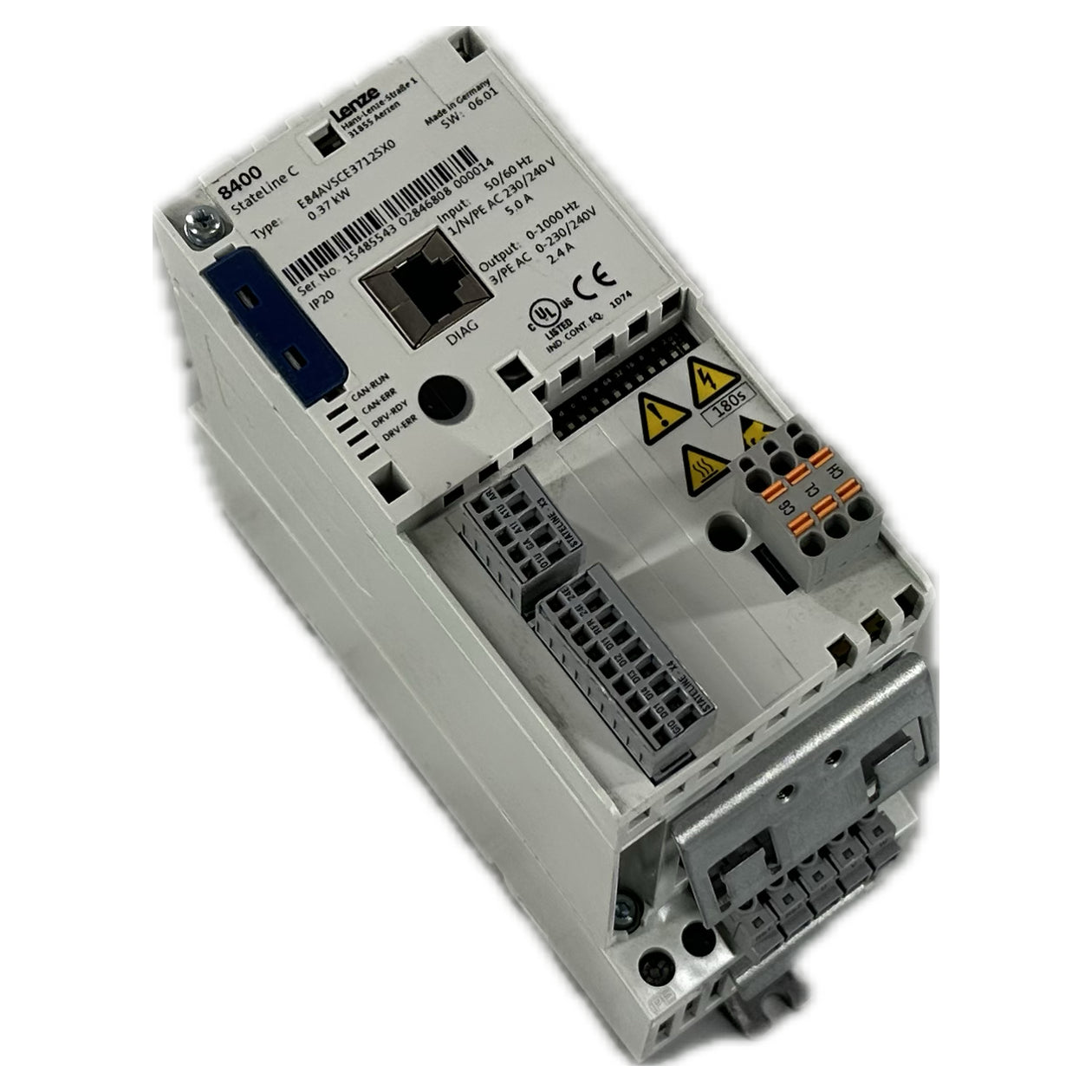 NJ258 Frequenzumrichter Lenze E84AVSCE3712SX0 0,37kW