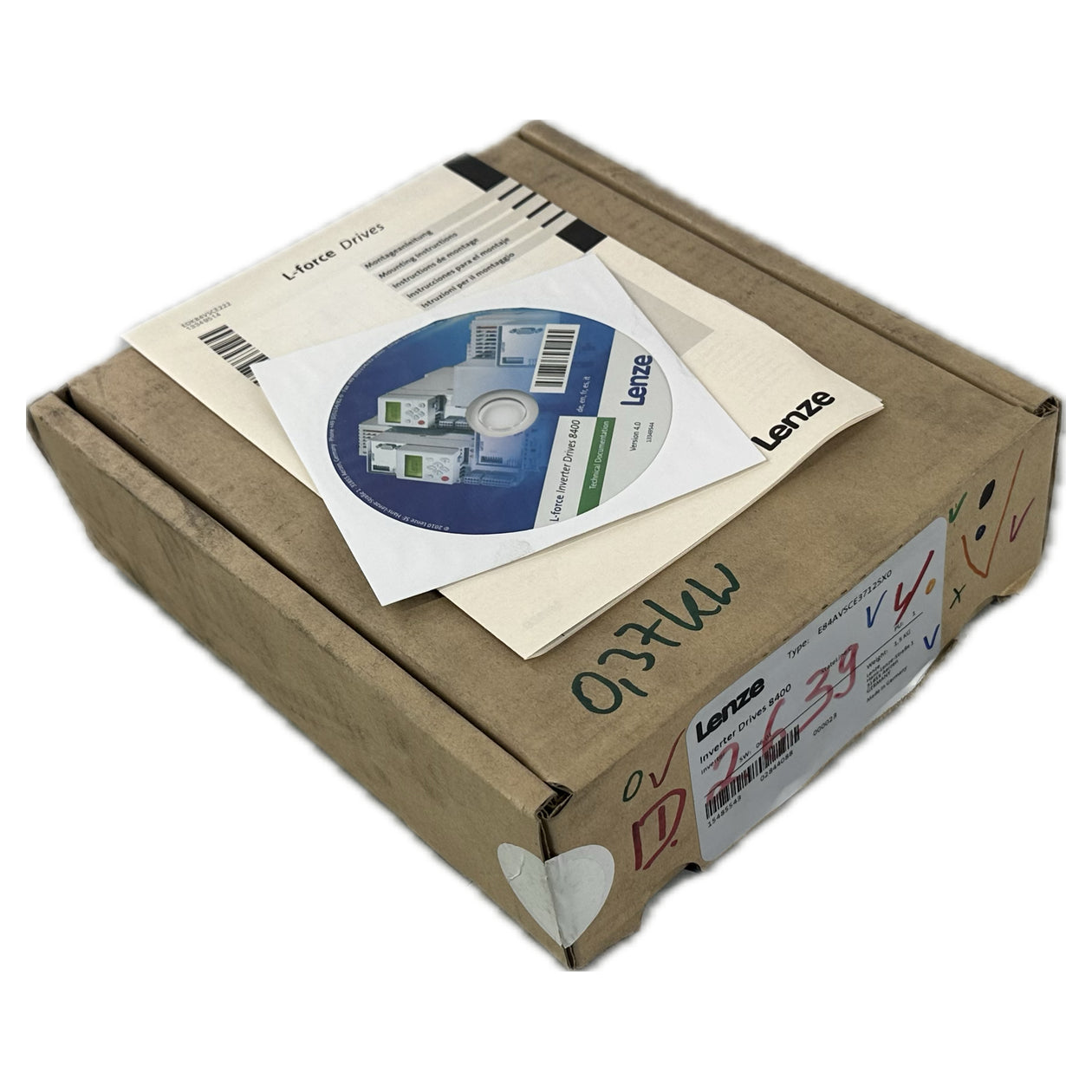 NJ267 Frequenzumrichter Lenze E84AVSCE3712SX0 0,37kW