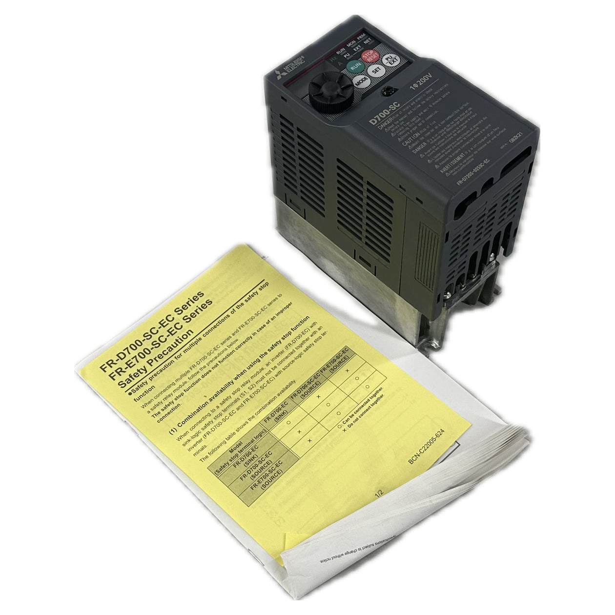 NJ289 Inverter Mitsubishi FR-D720S-025SC-EC 2,5A_2