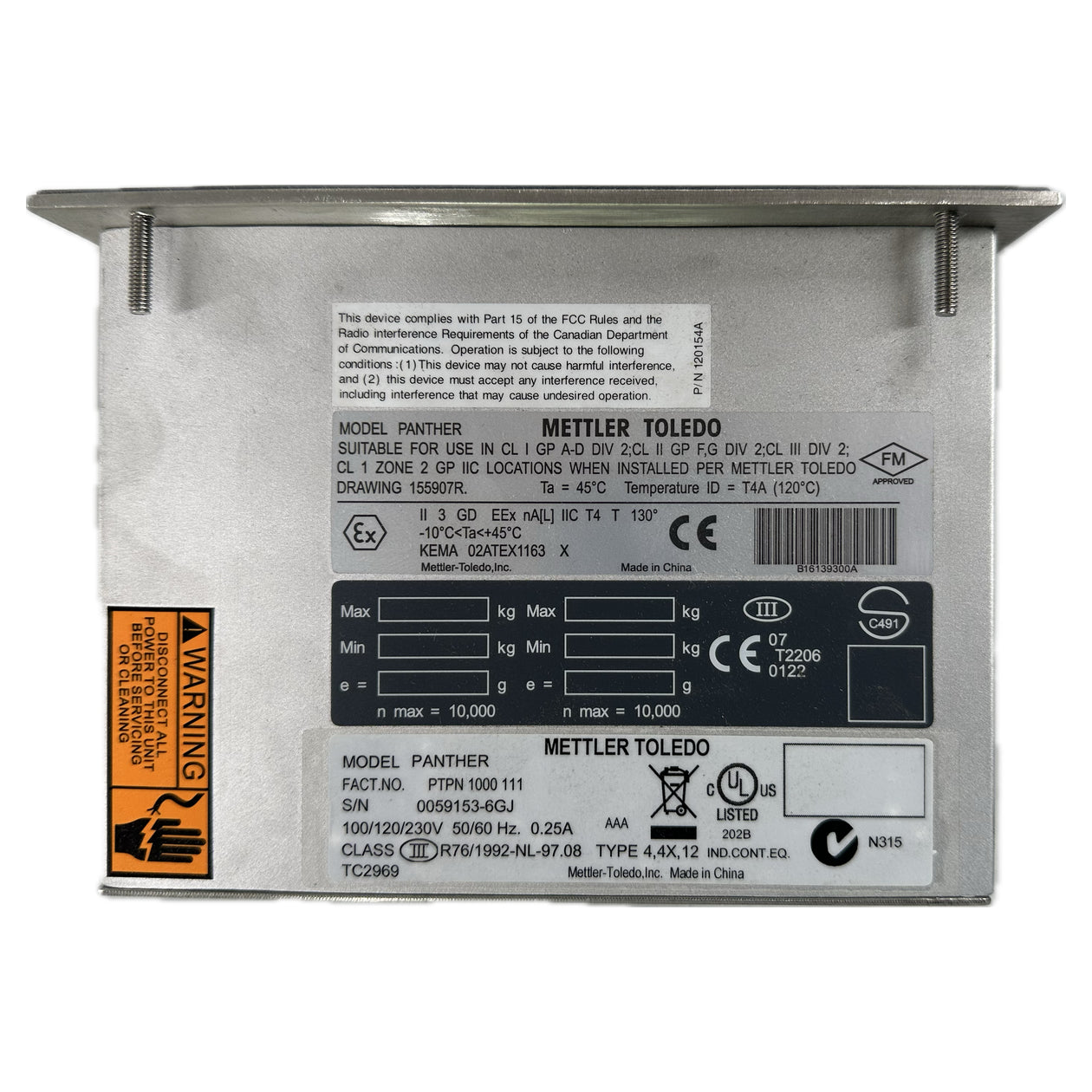 NJ294 Prozesssteuerung Mettler Toledo Panther PTPN 1000 111_4