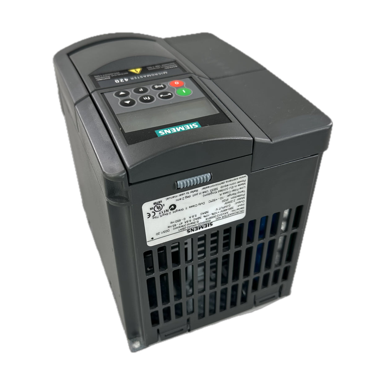 NJ333 Frequency Converter Micromaster 420 Siemens 6SE6420-2AD22-2BA1 2.2KW_3