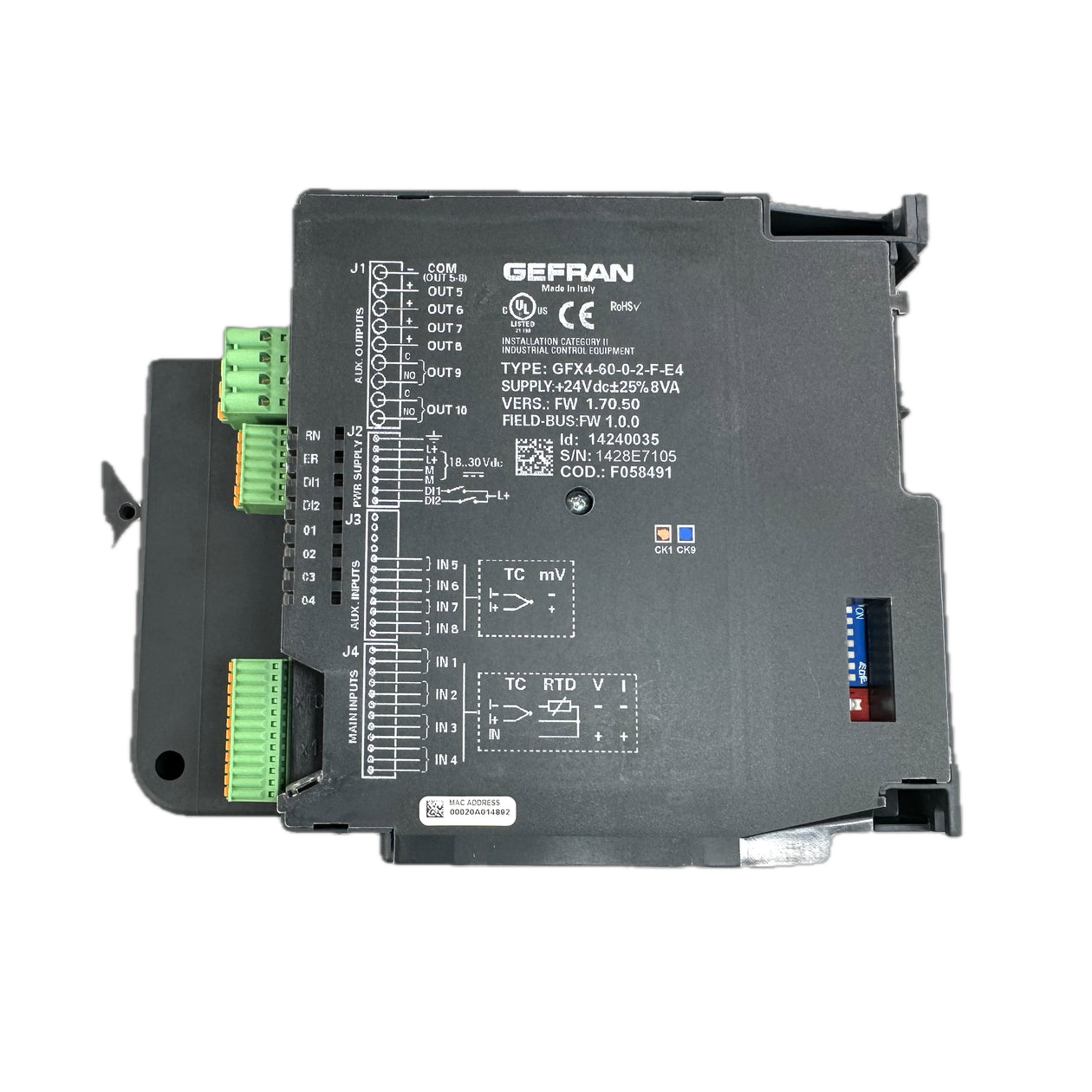 NJ336 4-channel PID power controller power controller Gefran GFX4-60-0-2-F-E4_5