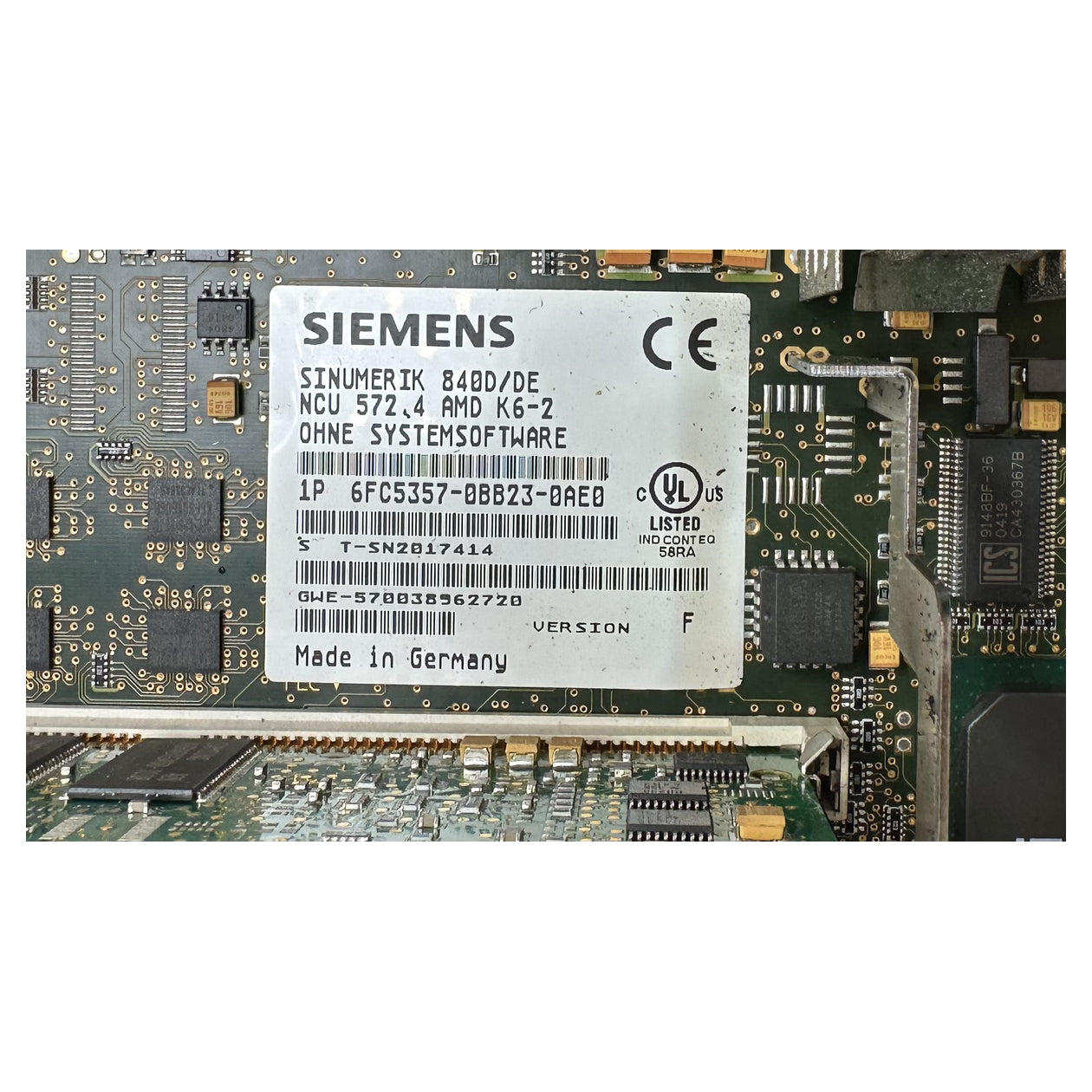 NJ351 Sinumerik 840D NCU Regelungseinschub Siemens 6FC5357-0BB23-0AE0 Vers F_4