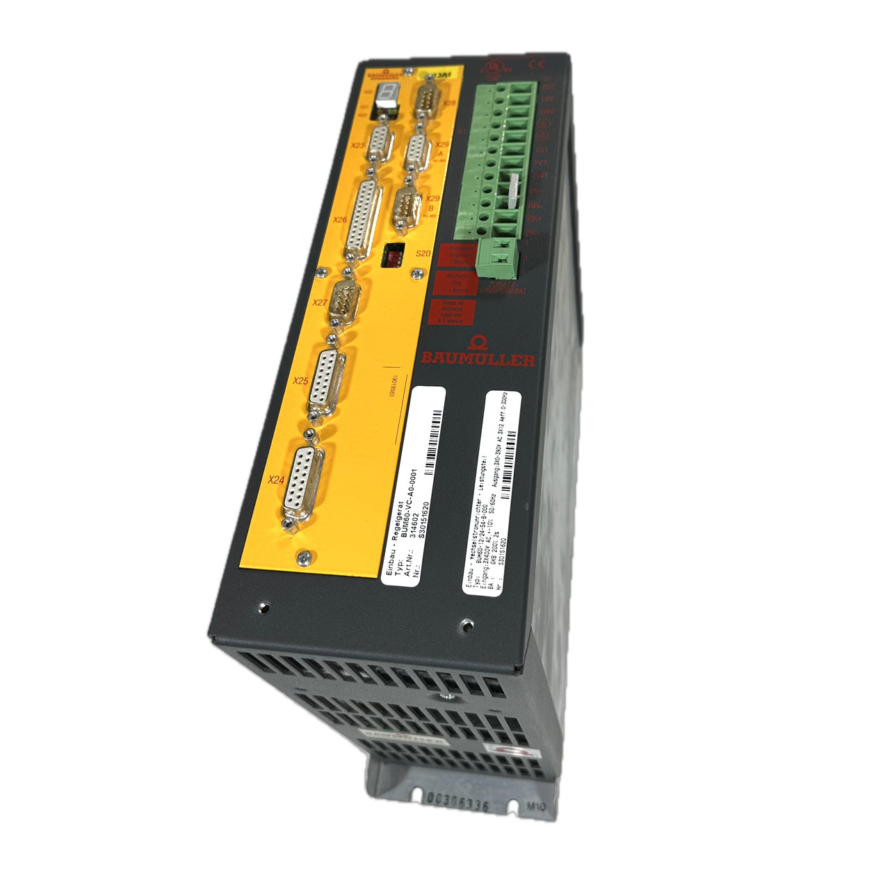 NJ354 Frequenzumrichter Baumüller BUM60-12/24-54-B-000 BUM60-VC-AC-0001