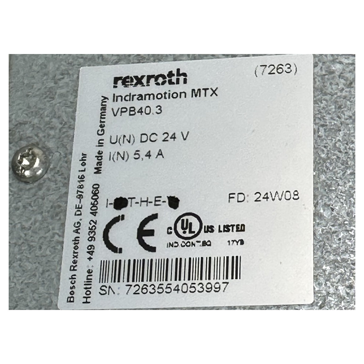 NJ355 Schaltschrank PC IndraControl V Rexroth VPB40.3_4