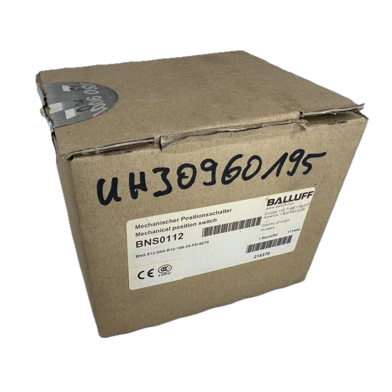 NJ374 series position switch Balluff BNS0112 BNS 813-D04-R12-100-55-FD-0270