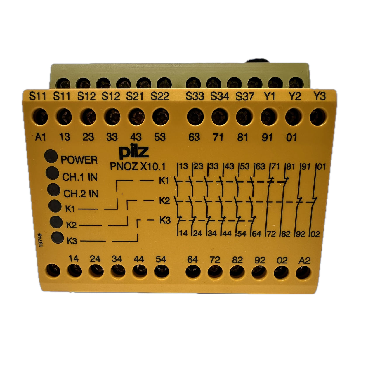 NJ404 Sicherheitsrelais Pilz PNOZ X10.1 24VDC 6n/o 4n/c 6LED_4