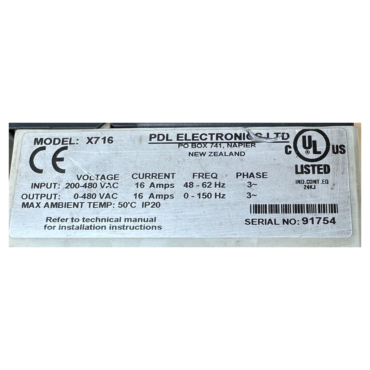 NJ421 Frequenzumrichter Schneider PDL Electronic X716 7,5KW_4
