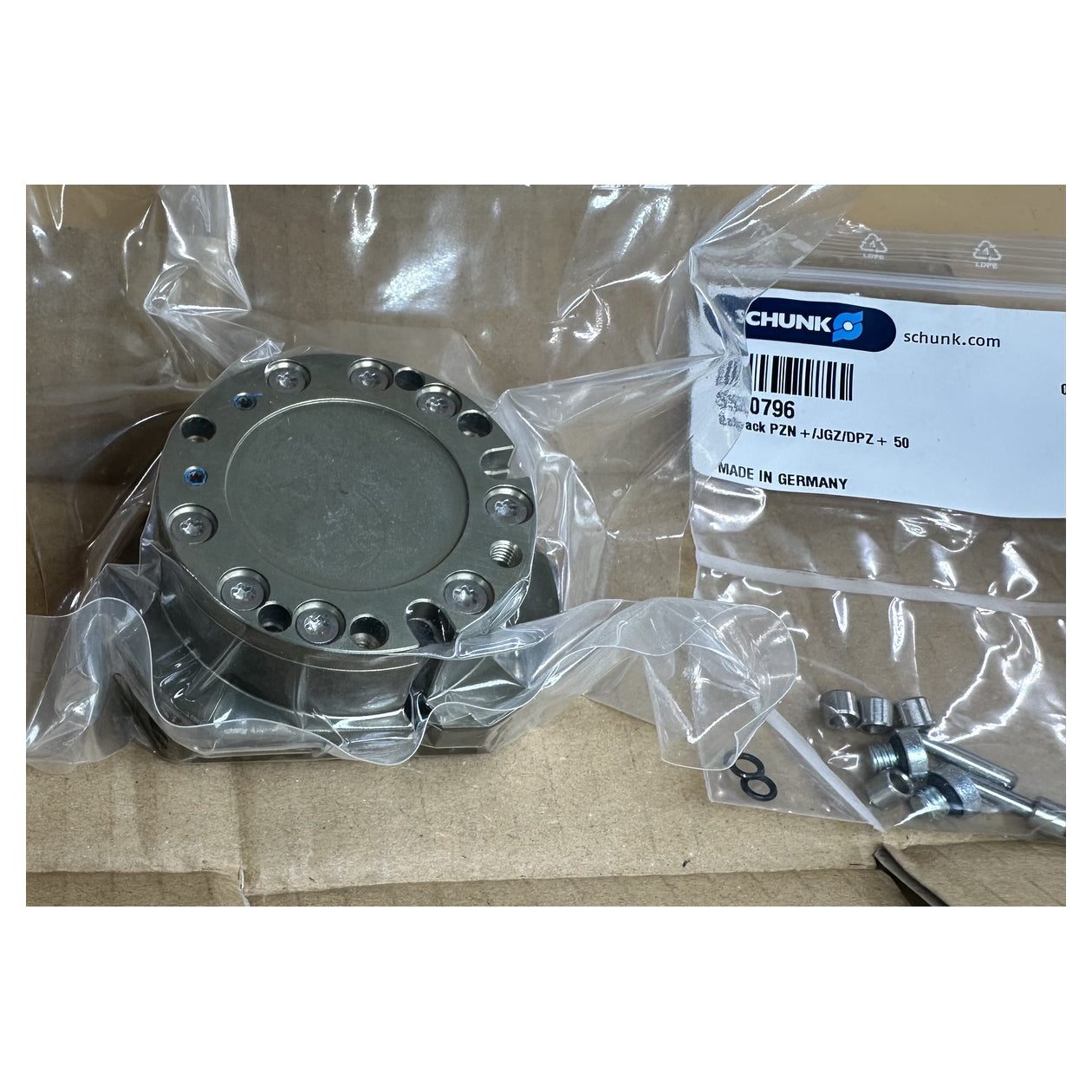 NJ430 3-Finger-Zentrischgreifer Schunk PZN+50-1 0303309 Hub 4mm 325Nm ovp_3