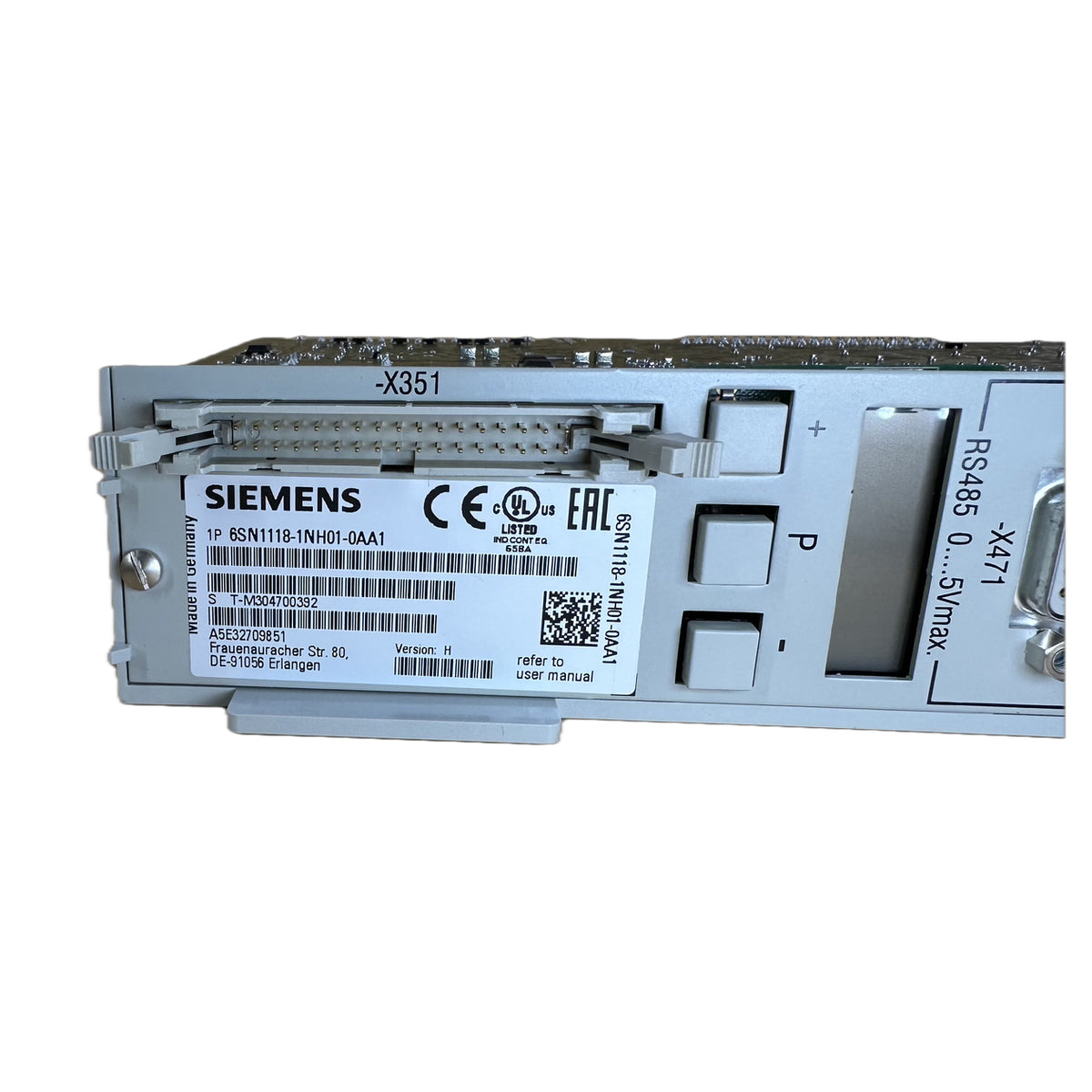 NJ456 Simodrive 611 Regelungseinschub Siemens 6SN1118-1NH01-0AA1 Vers H_3