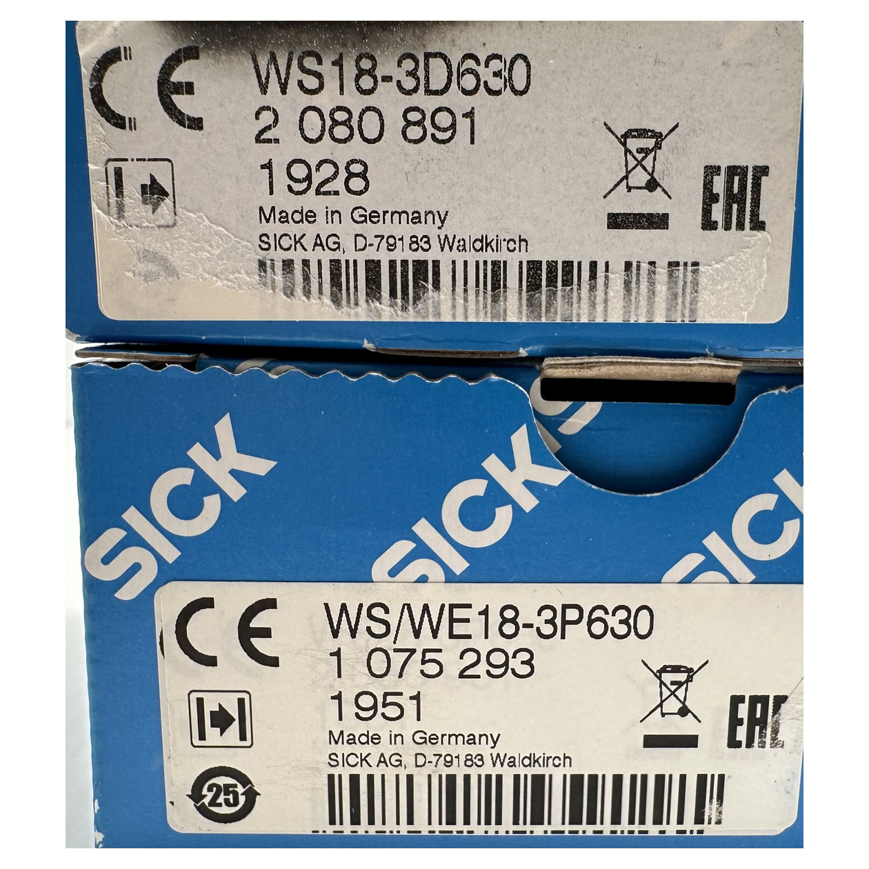 NJ513 through-beam sensor set Sick WS18-3D630 1075293 WE18-3P630 2080891_5