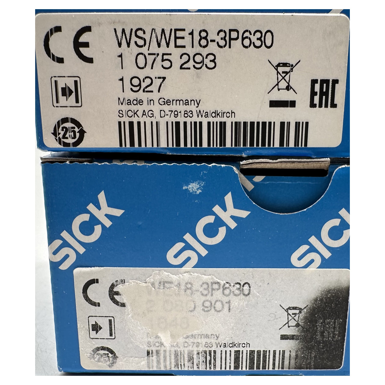 NJ514 through-beam sensor set Sick WS/WE18-3P630 1075293 2080901 OVP_5
