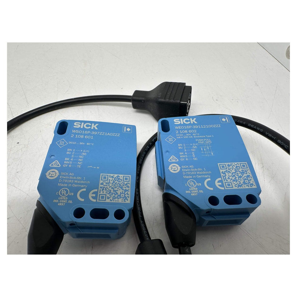 NJ515 through-beam sensor set Sick WSE16P-39112100ZZZ OVP_3