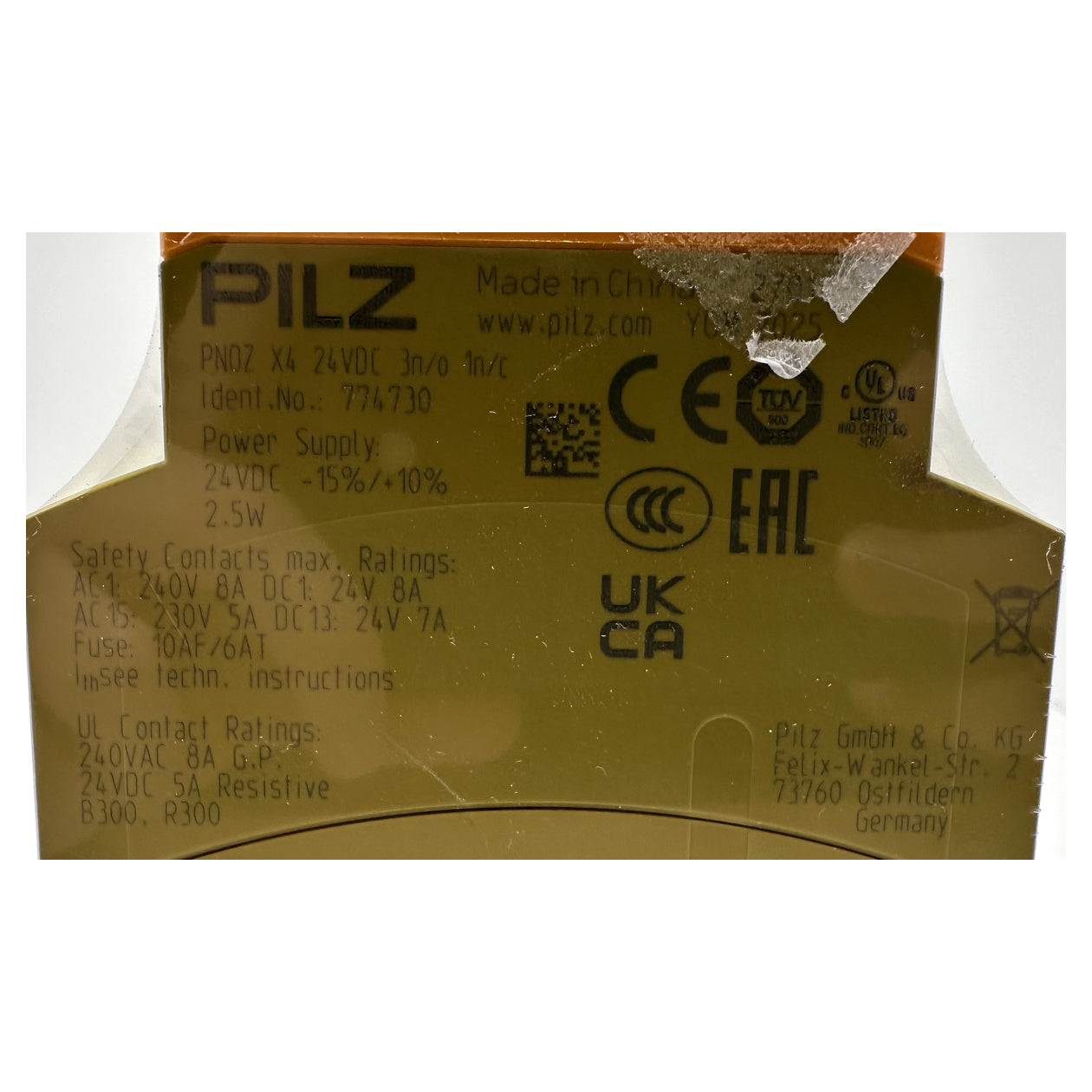 NJ528 Safety Relay Pilz PNOZ X4 24 V DC_4