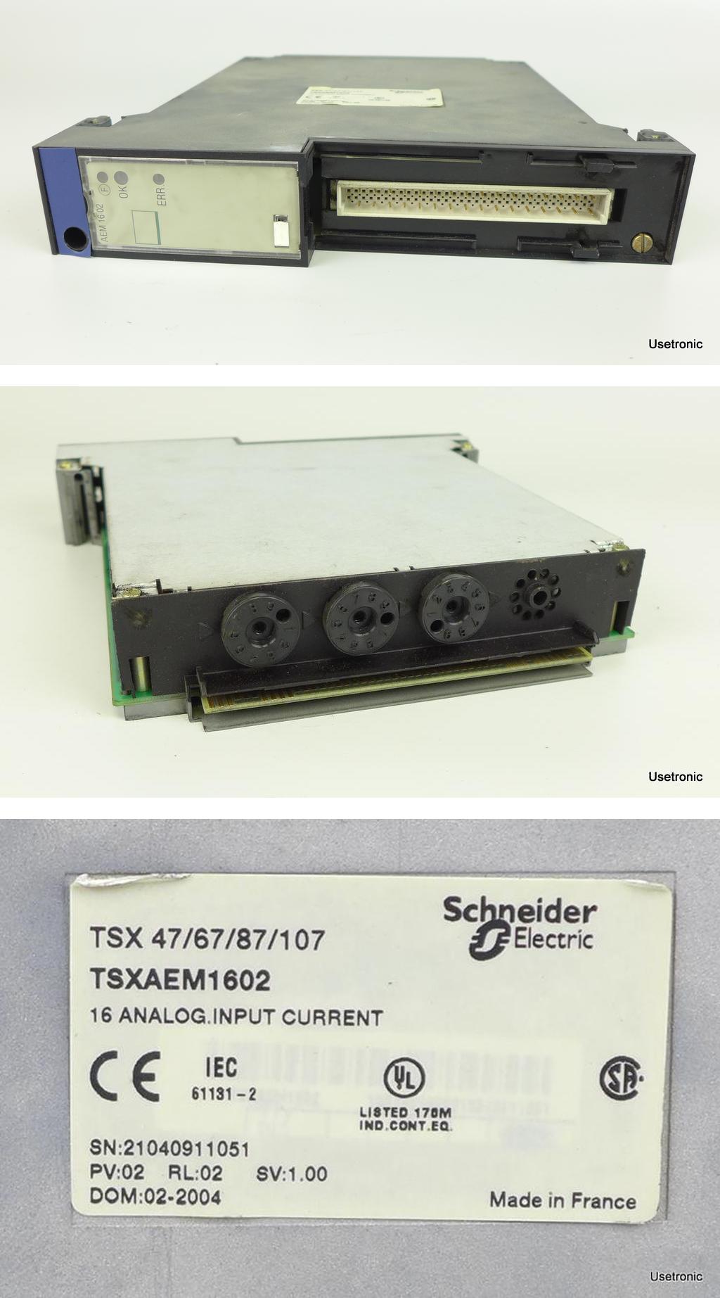 PP1120 Telemecanique Schneider TSXAEM1602 TSX AEM 1602 PV2 RL2 02.2004_2