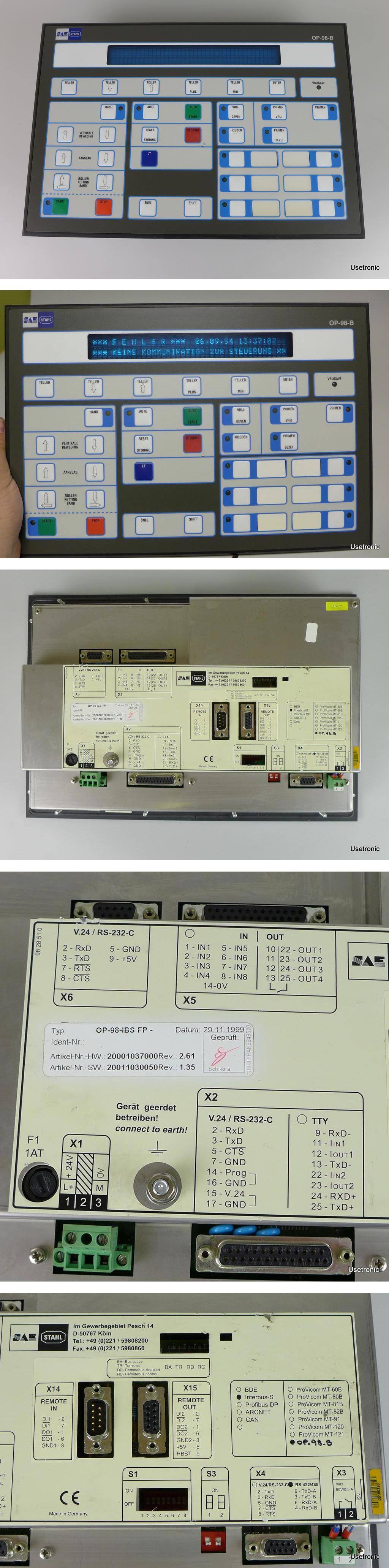 PP1286 Panel SAE Stahl Provicom OP9 OP 98 IBS FP 2000-1037 2001-1030_2