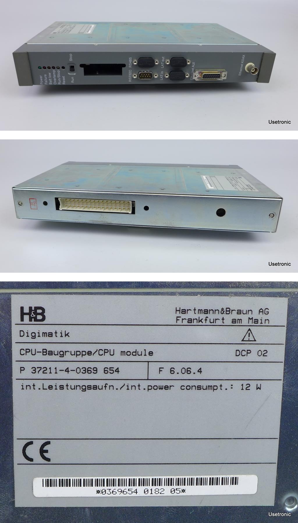 PP2213 CPU Hartmann Braun H&B ABB DCP 02 P 37211-4-0369654 F6.06_2
