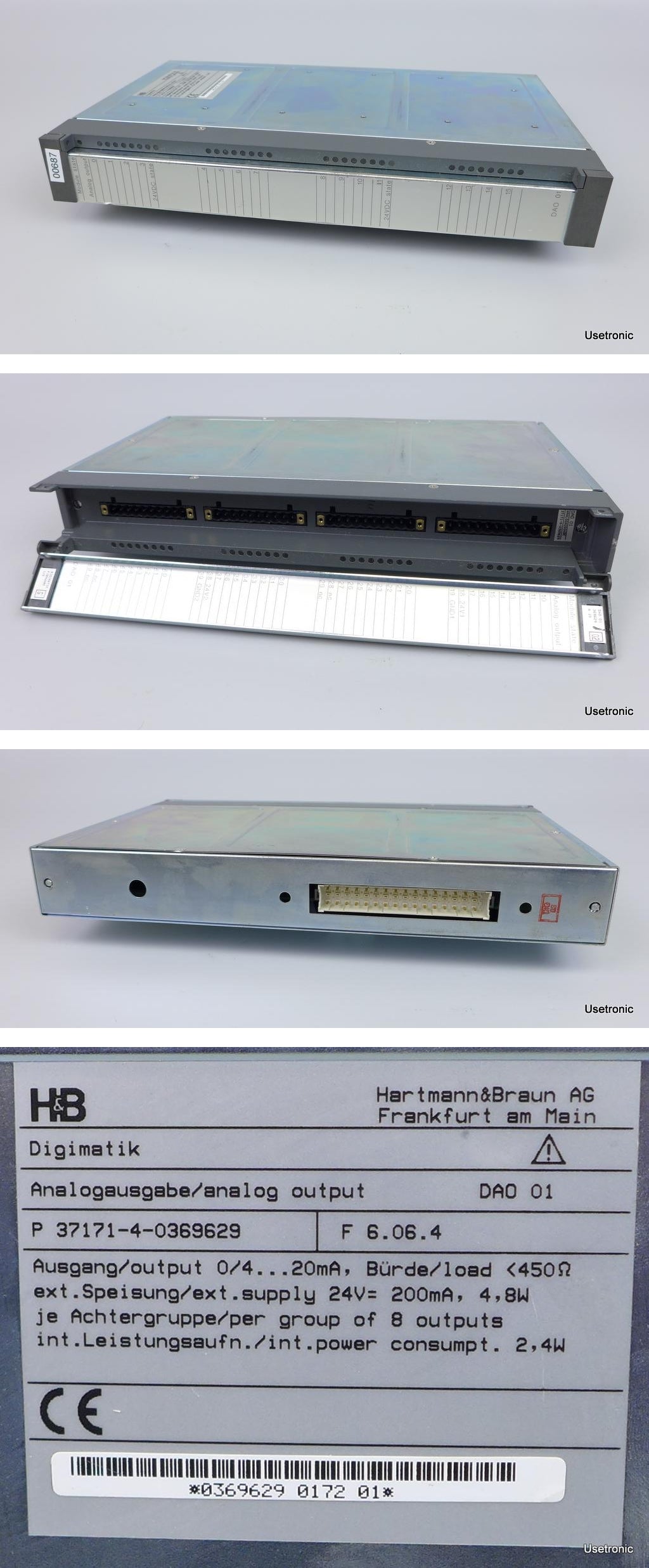 PP2215 Hartmann Braun H&B ABB Freelance DAO01 P 37171-4-0369 629 F6.06.4_2
