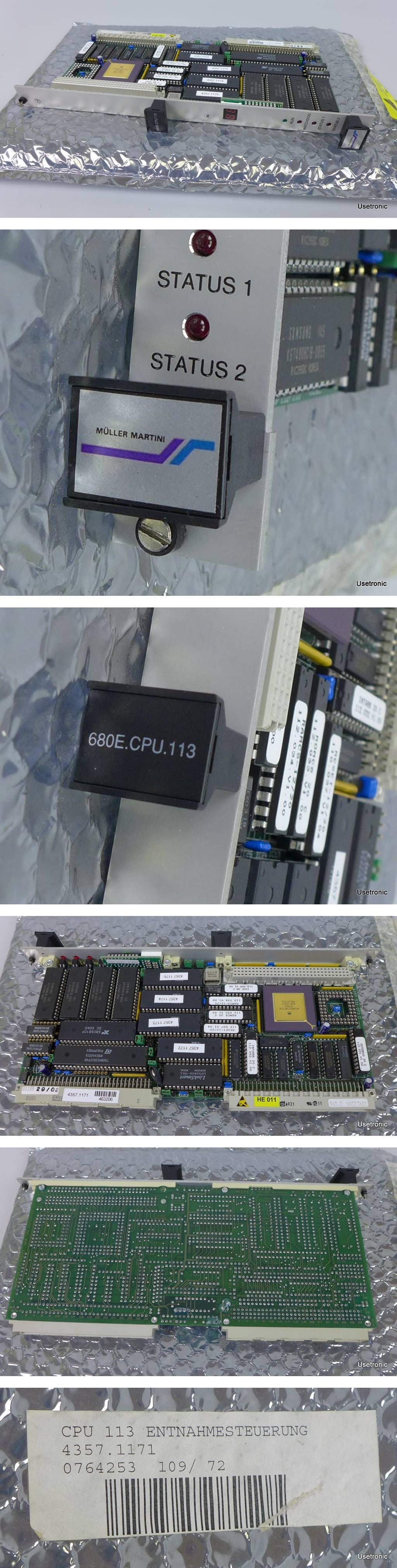 PP2980 Müller Martini CPU 113 680E.CPU.113 4357.1171 ovp_2