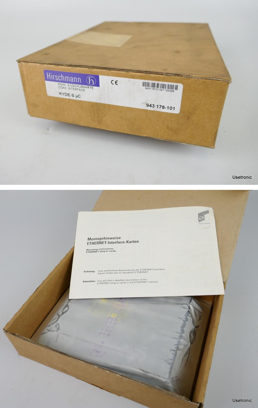 PP3655 KOAX Einschubkarte Belden Hirschmann KYDE-S µC 943 178-101 ovp_2