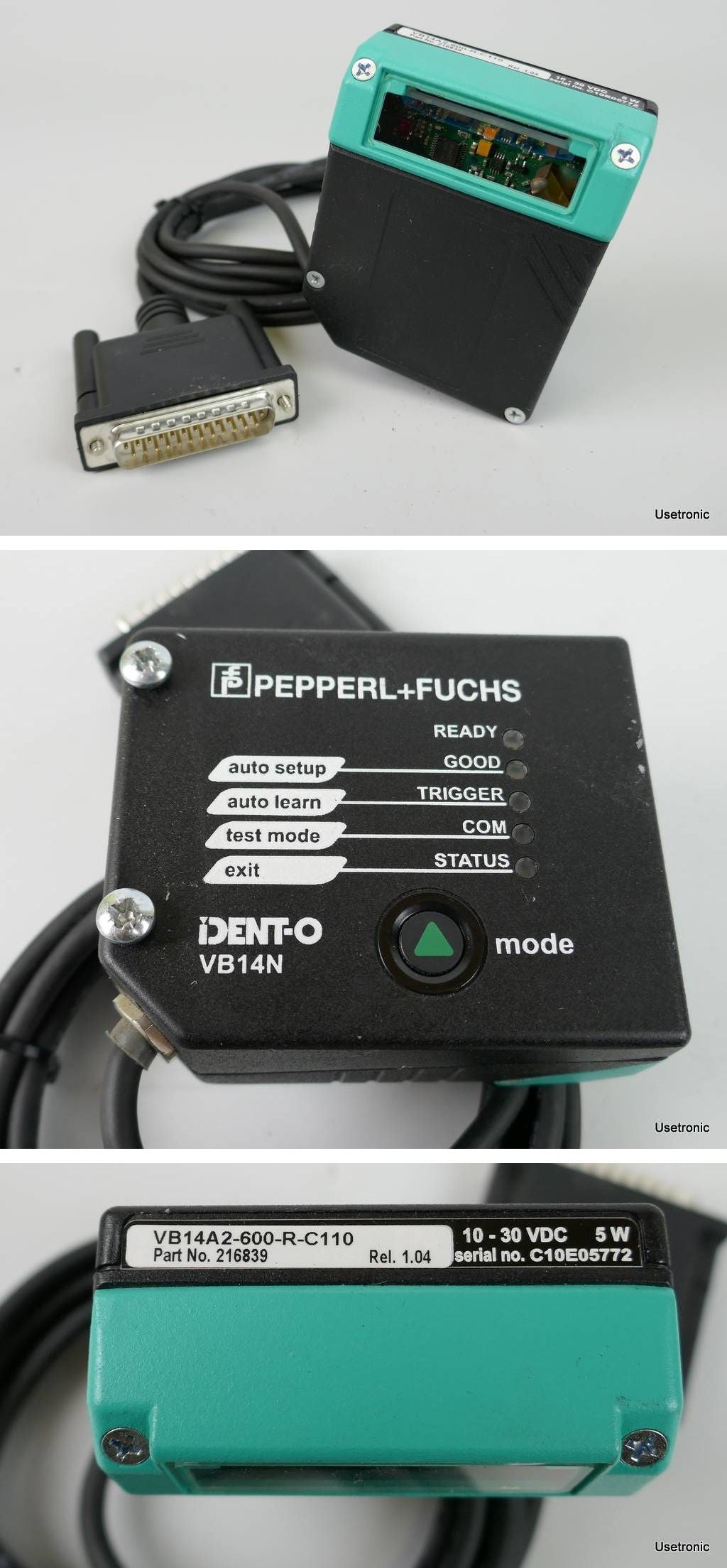 .PP3788 Barcodescanner Pepperl Fuchs Dent-o VB14N VB14A2-600-R-C110_2