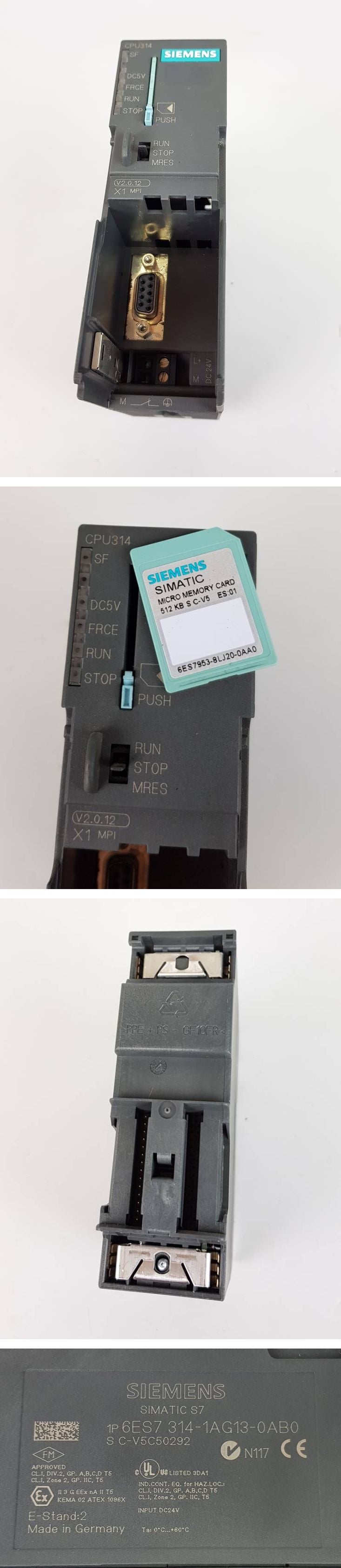 PP4438 CPU 314 Siemens 6ES7314-1AG13-0AB0 6ES7 314-1AG13-0AB0 E2
