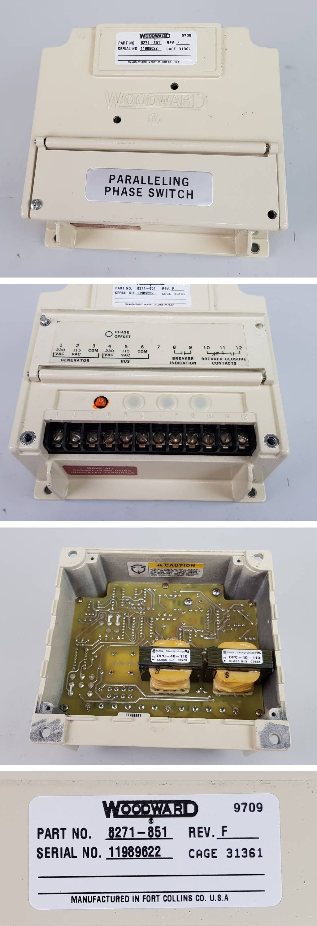 PP4493 Paralleling phase switch Woodward 8271-851_2