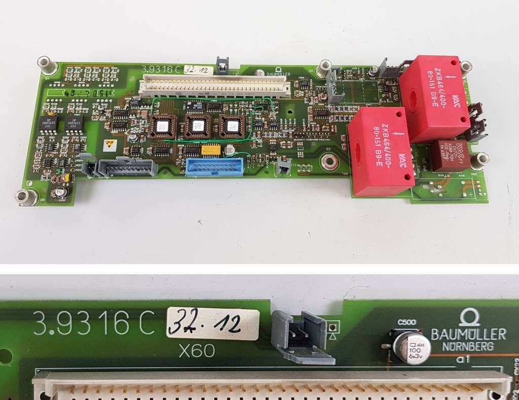 .PP4627x Inverter board Baumüller 3.9316 C 32.12 aus BUS BKH BUM 62