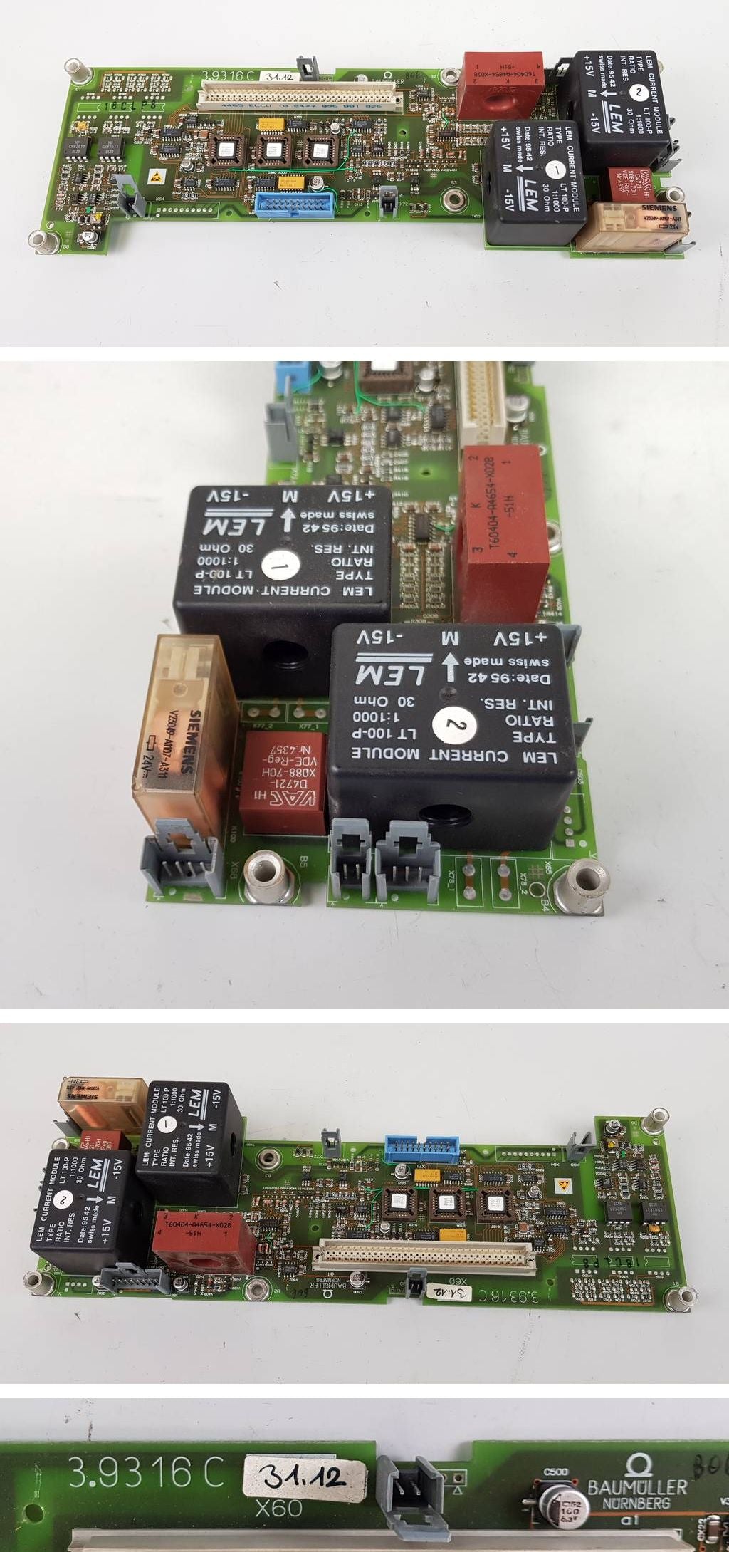 .PP4628 Inverter board Baumüller 3.9316 C 31.12 aus BUS BKH BUM 62_2