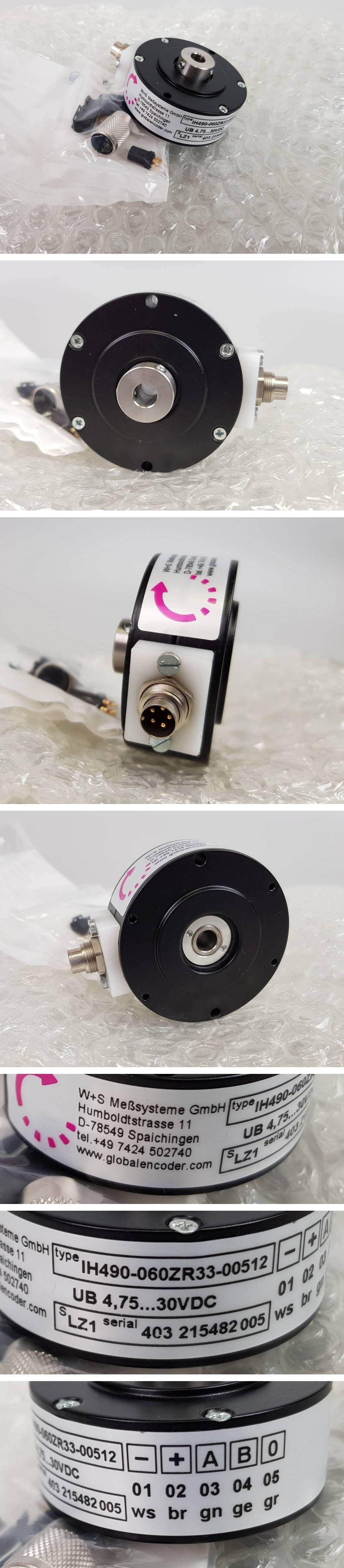 PP4728 Drehgeber W+S Meßsysteme IH490-060ZR33-00512 ovp_2