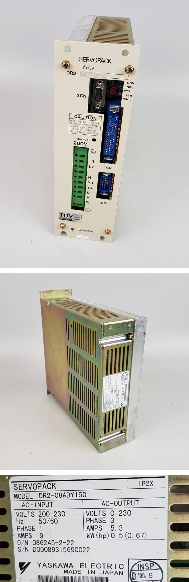 PP4806 Servoverstärker Yaskawa DR2-08ADY150_2