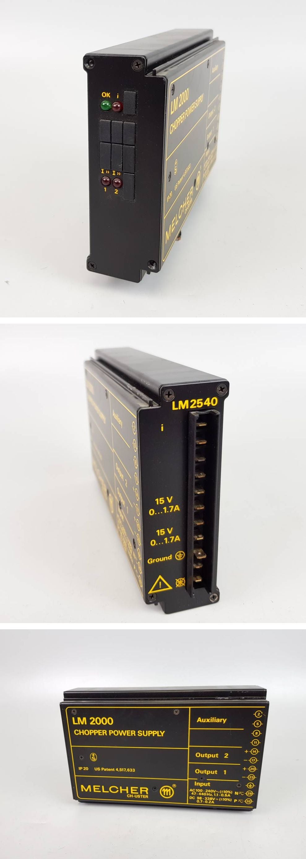 PP4838 Power Supply Melcher LM2000 LM2540 +-15V DC_2